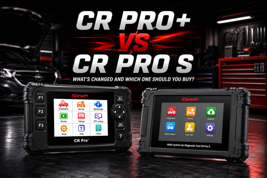 iCarsoft CR Pro+ vs CR Pro S comparison blog image