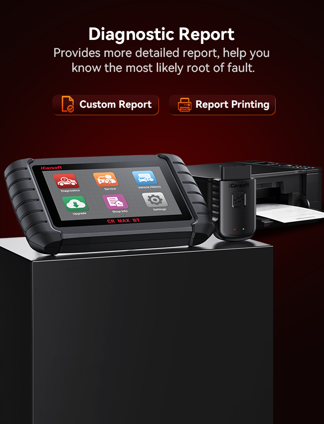 iCarsoft CR Max BT All Makes/All Systems Pro Scan Tool (image 8)