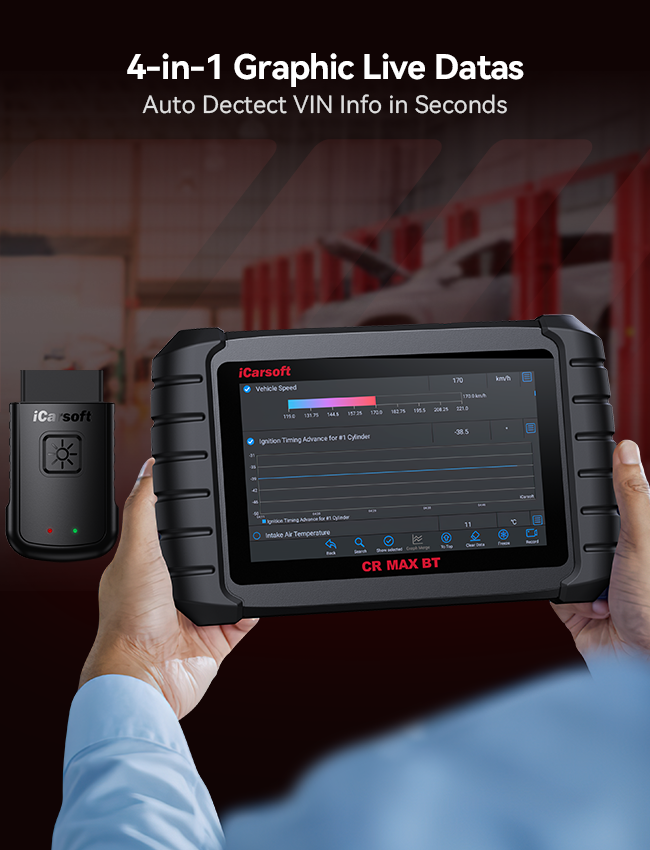 iCarsoft CR Max BT All Makes/All Systems Pro Scan Tool (image 6)
