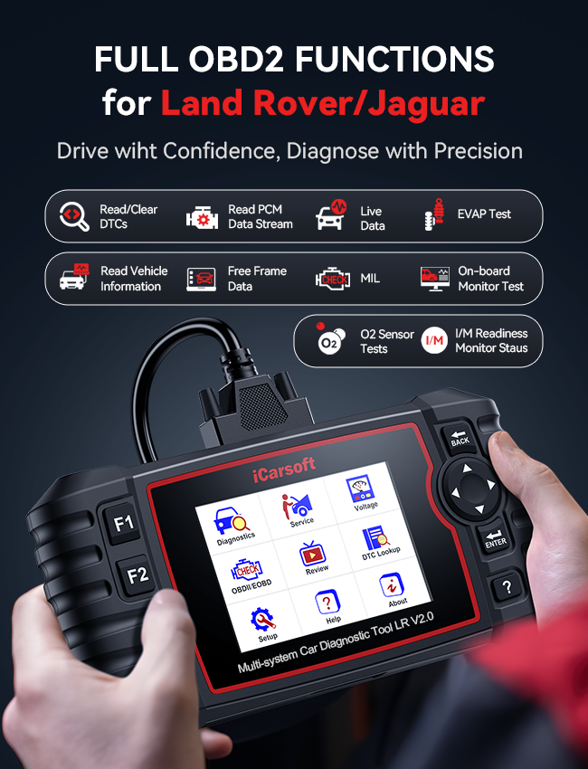 iCarsoft LR v2.0 Land Rover/Jaguar Scan Tool (image 4)