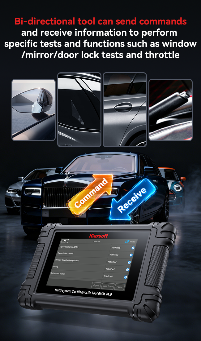 iCarsoft BMM V4.0 service and maintenance functions