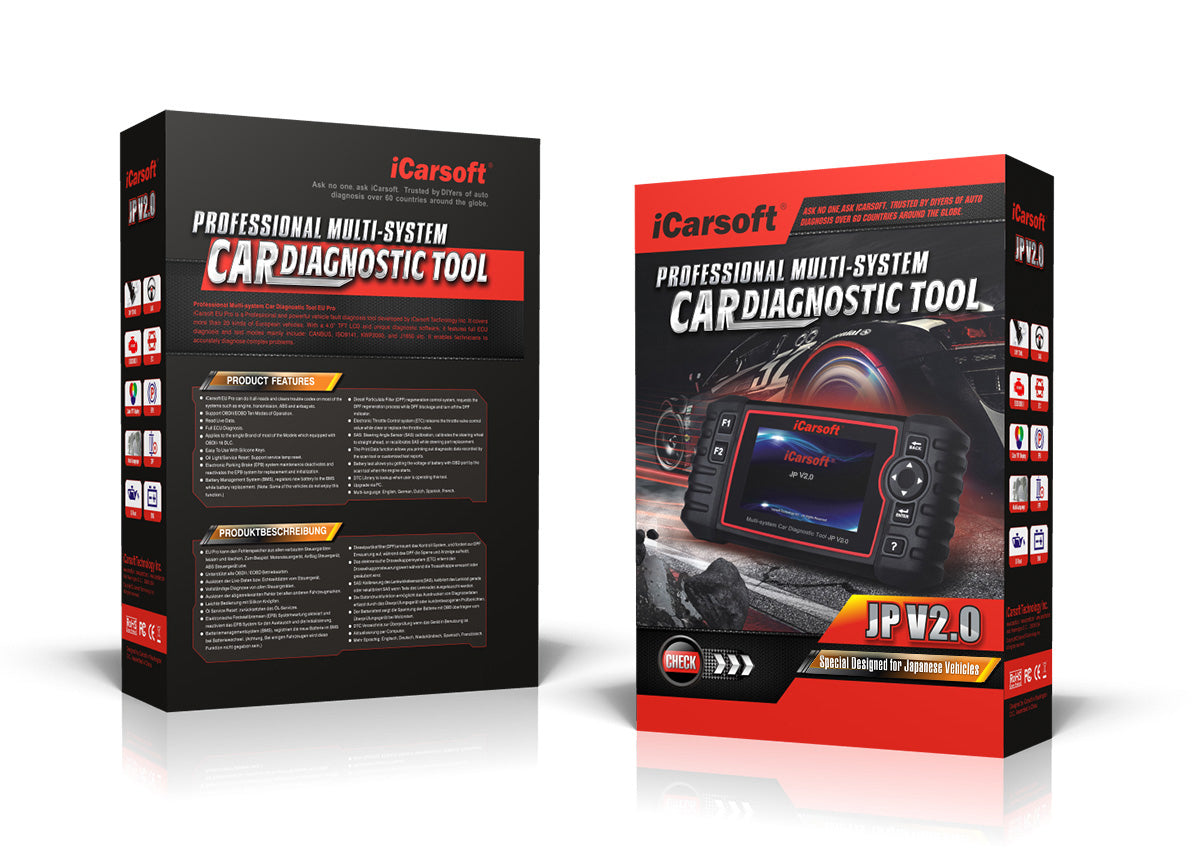 iCarsoft JP v2.0 Japanese Vehicle Scan Tool