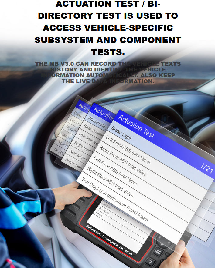 iCarsoft MB v3.0 Mercedes Benz/Sprinter Scan Tool – iCarsoft New Zealand